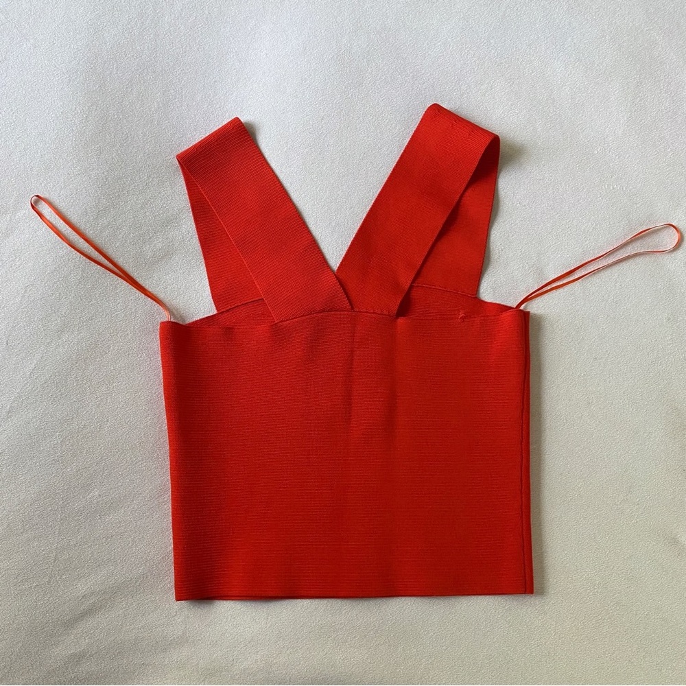 Seek the Label | LF | Red Crop Top